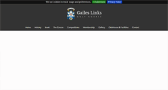 Desktop Screenshot of gaileslinks.co.uk